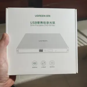 UGREEN USB Optical Drive External USB 2.0 CD/DVD-ROM Combo DVD RW ROM Laptop