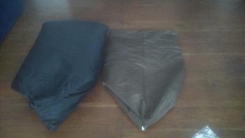 Product Review of BEANBAG WATERPROFF Triangle Size Large Plus ISI | bean bag waterproof sofa from Tokopedia customer review 0
