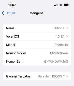 Product Review of Apple iPhone 14 - Garansi Resmi Apple Indonesia from Tokopedia customer review 1