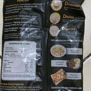 Proteina Plus Daging Nabati Cincang Potongan Irisan Vegan Vegetarian