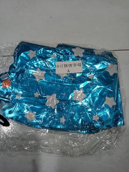 Product Review of Balon Foil Huruf Abjad Letter Angka Pink Biru Merah Red Blue from Tokopedia customer review 0
