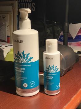 Product Review of Erha HairGrow Shampoo 370ml Erhair Hair Grow 370 Ml Rambut Rontok from Tokopedia customer review 0