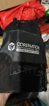 Product Review of CoreNation Active Wrist Wrap Strap Support Wrist Wrap Wristband Weight Lifting Gym Fitness - WIDE FASTGRIP from Tokopedia customer review 0
