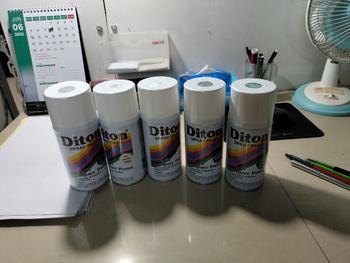 Product Review of Pilox DITON 300 ml Pilok Silver Black Flat White red Clear yellow pink from Tokopedia customer review 1