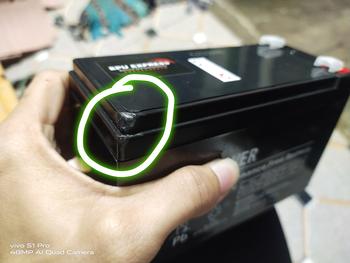 Product Review of Aki UPS Gpower 12V 9AH Baterai UPS Battery Aki Kering Batere UPS VRLA from Tokopedia customer review 1