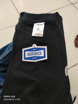Product Review of Morwick Tshirt Kaos Pria Offshore Hitam from Tokopedia customer review 2
