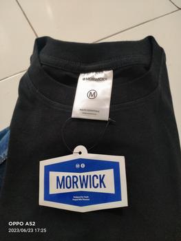 Product Review of Morwick Tshirt Kaos Pria Offshore Hitam from Tokopedia customer review 1