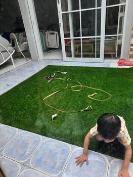 Product Review of DRAINASE RUMPUT SINTETIS tebal 3 CM UK 25 x 25 CM (HARGA PABRIK) from Tokopedia customer review 0
