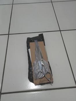 Product Review of Gunting Cukur Rambut Flat Stainless Steel/Gunting Cukur Barbershop - ALAT KECANTIKAN from Tokopedia customer review 0