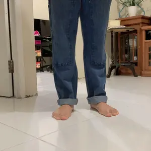 Superego - Overall Carpenter Double Knee Denim Loose Straight Snow Blue OVA01B