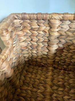Product Review of waterhyacinth square storage basket / keranjang anyaman enceng gondok from Tokopedia customer review 1