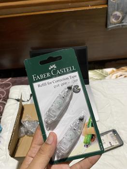 Product Review of Refill/Isi Tipex Kertas QJR/QAR/QDR isi 2 Pcs Faber Castell (SET) from Tokopedia customer review 0