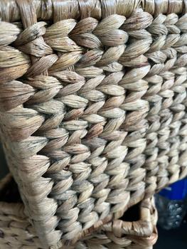 Product Review of waterhyacinth square storage basket / keranjang anyaman enceng gondok from Tokopedia customer review 0