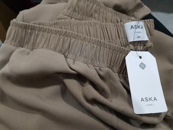 Product Review of Astaka Aska Label - Celana panjang kulot wanita pinggang full karet from Tokopedia customer review 0