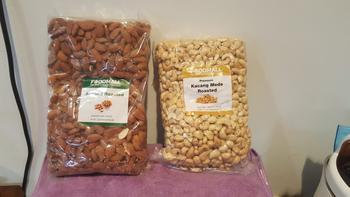 Product Review of Almond Roasted SUPER 1 Kg from Tokopedia customer review 0