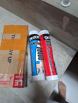 Product Review of SILICONE SEALANT DEXTONE SANITARY ANTI JAMUR (ACETIC) / LEM SEALANT KHUSUS AREA BASAH from Tokopedia customer review 0