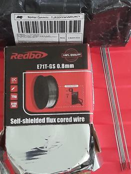 Product Review of Kawat Las Flux Core 0.8MM MIG Redbo 1kg from Tokopedia customer review 0