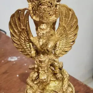 wadah tempat dupa kuningan Ukiran Garuda GWK