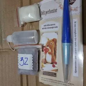 Woll Fibre for DIY Needle Felting - Serat Woll (5g)