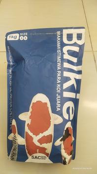 Product Review of Pakan Pelet Makanan Ikan Koi Apung 1 Kg Bulkie Hi Growth from Tokopedia customer review 1