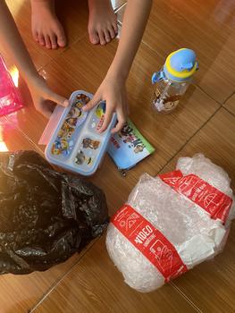 Product Review of Set kotak makan roblox dan tempat minum roblox dapat keduanya from Tokopedia customer review 1