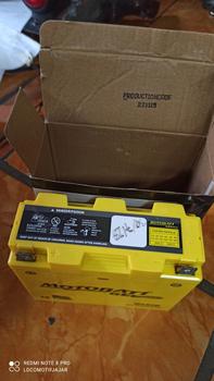 Product Review of AKI Motobatt MTX7D Tiger / SCORPIO / NOUVO from Tokopedia customer review 0