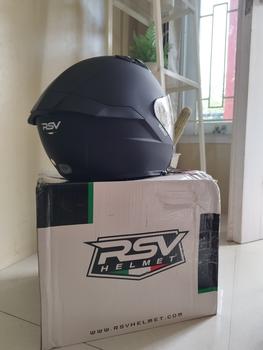 Product Review of HELM Half Face RSV SV300 BLACK DOFF Motorcycle from Tokopedia customer review 1