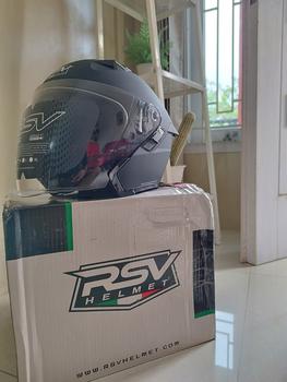 Product Review of HELM Half Face RSV SV300 BLACK DOFF Motorcycle from Tokopedia customer review 0
