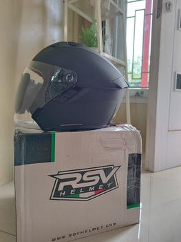 Product Review of HELM Half Face RSV SV300 BLACK DOFF Motorcycle from Tokopedia customer review 3