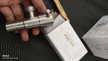 Product Review of KOLES 304 keran stop kran air shower single stainless steel SUS 304 from Tokopedia customer review 1