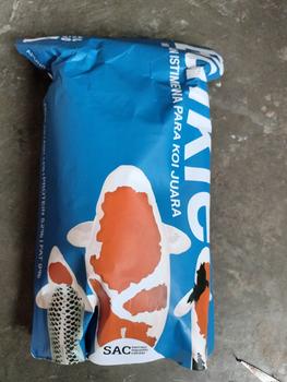 Product Review of Pakan Pelet Makanan Ikan Koi Apung 1 Kg Bulkie Hi Growth from Tokopedia customer review 3