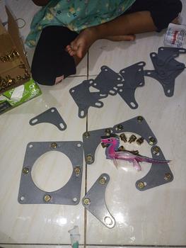Product Review of Baut Mur Siku Lubang Besi KUNING M8x15 mm from Tokopedia customer review 0