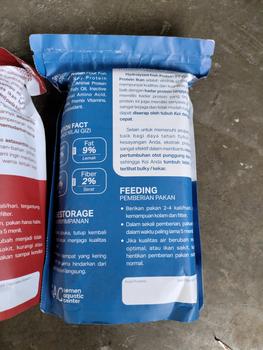 Product Review of Pakan Pelet Makanan Ikan Koi Apung 1 Kg Bulkie Hi Growth from Tokopedia customer review 1