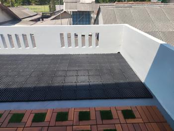 Product Review of DRAINASE RUMPUT SINTETIS tebal 3 CM UK 25 x 25 CM (HARGA PABRIK) from Tokopedia customer review 0