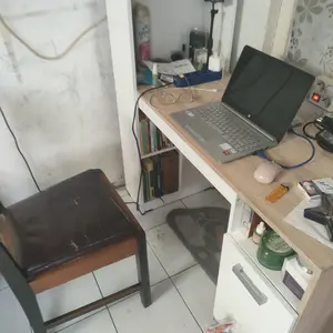Meja Belajar Meja kantor Meja tulis 120 Meja Murah Meja putih