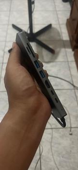 Product Review of USB C Hub Converter 8 in 1 Adapter Connector MacBook Laptop Universal HDMI SD/TF 4k from Tokopedia customer review 0