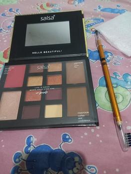 Product Review of SALSA Eyebrow Pencil - 4in1 Black & Brown Pensil Alis Tahan Lama Serut from Tokopedia customer review 0