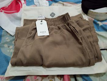 Product Review of Astaka Aska Label - Celana panjang kulot wanita pinggang full karet from Tokopedia customer review 0