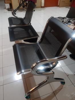 Product Review of Kursi Tunggu Bandara Import - 2 Seater + 1 Table | NK-2+1D from Tokopedia customer review 0