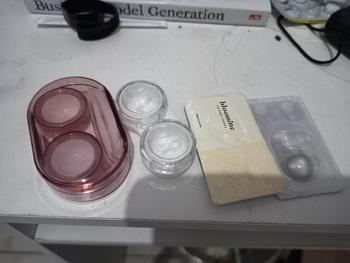 Product Review of EYESIGHT Oval Lenscase Travel Kit Tempat Softlens from Tokopedia customer review 0