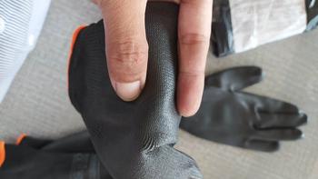 Product Review of Sarung Tangan Proyek Latex Anti Slip 210 Safety Gloves Guntero from Tokopedia customer review 0