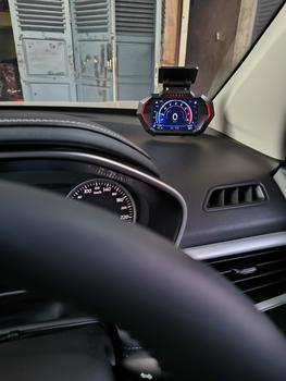 Product Review of HUD Head Up Display P24 Multifunctional LCD Meter OBD2 from Tokopedia customer review 0