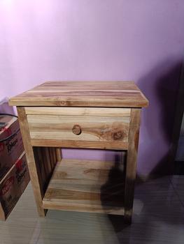 Product Review of Meja Nakas Dispenser Kayu Jati Bedside Table Jati from Tokopedia customer review 0