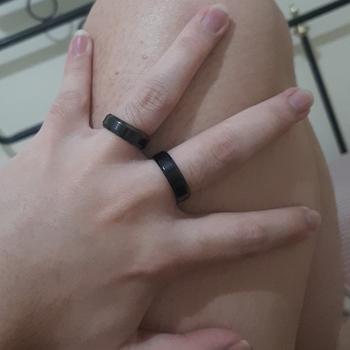 Product Review of Cincin Hitam Titanium Black Polos Anti Karat Pria Wanita bisa Couple Pasangan ready size Kecil hingga besar BIGSIZE JUMBO 16 17 18 19 20 21 22 Perempuan Laki-laki from Tokopedia customer review 0