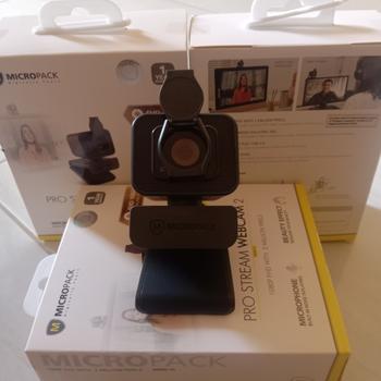 Product Review of Webcam Full HD Micropack 1080P USB C Connector with Microphone & Beauty effect - MWB-15 from Tokopedia customer review 1