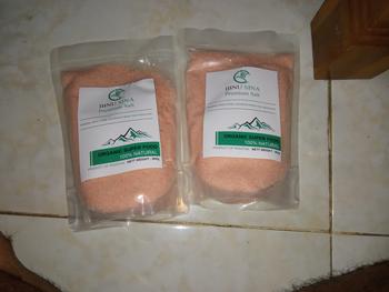 Product Review of (Asli)Garam Himalaya Ibnu Sina 1 kg Original Himalayan Pink Salt Pure Super Fine Natural Organic Premium Himalayan Salt 1kg from Tokopedia customer review 0