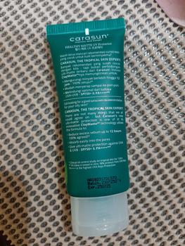 Product Review of Carasun Solar Smart UV Protector SPF45 PA++++ 30ml from Tokopedia customer review 0