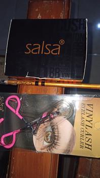 Product Review of SALSA Eyebrow Pencil - 4in1 Black & Brown Pensil Alis Tahan Lama Serut from Tokopedia customer review 0