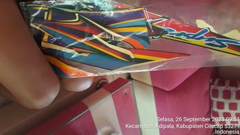 Product Review of Striping Stiker honda supra x 100 2004 2005 hitam full Stiker Cod from Tokopedia customer review 0