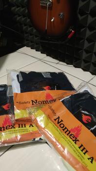Product Review of BAJU ANTI API NOMEX IIIA / COVERALL NOMEX 3A ORIGINAL PROMO from Tokopedia customer review 0